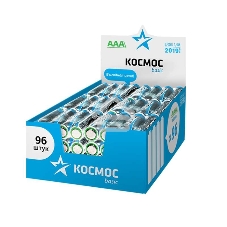 Элемент питания алкалиновый LR03 (уп.96шт) Космос KOCLR03_96BOX