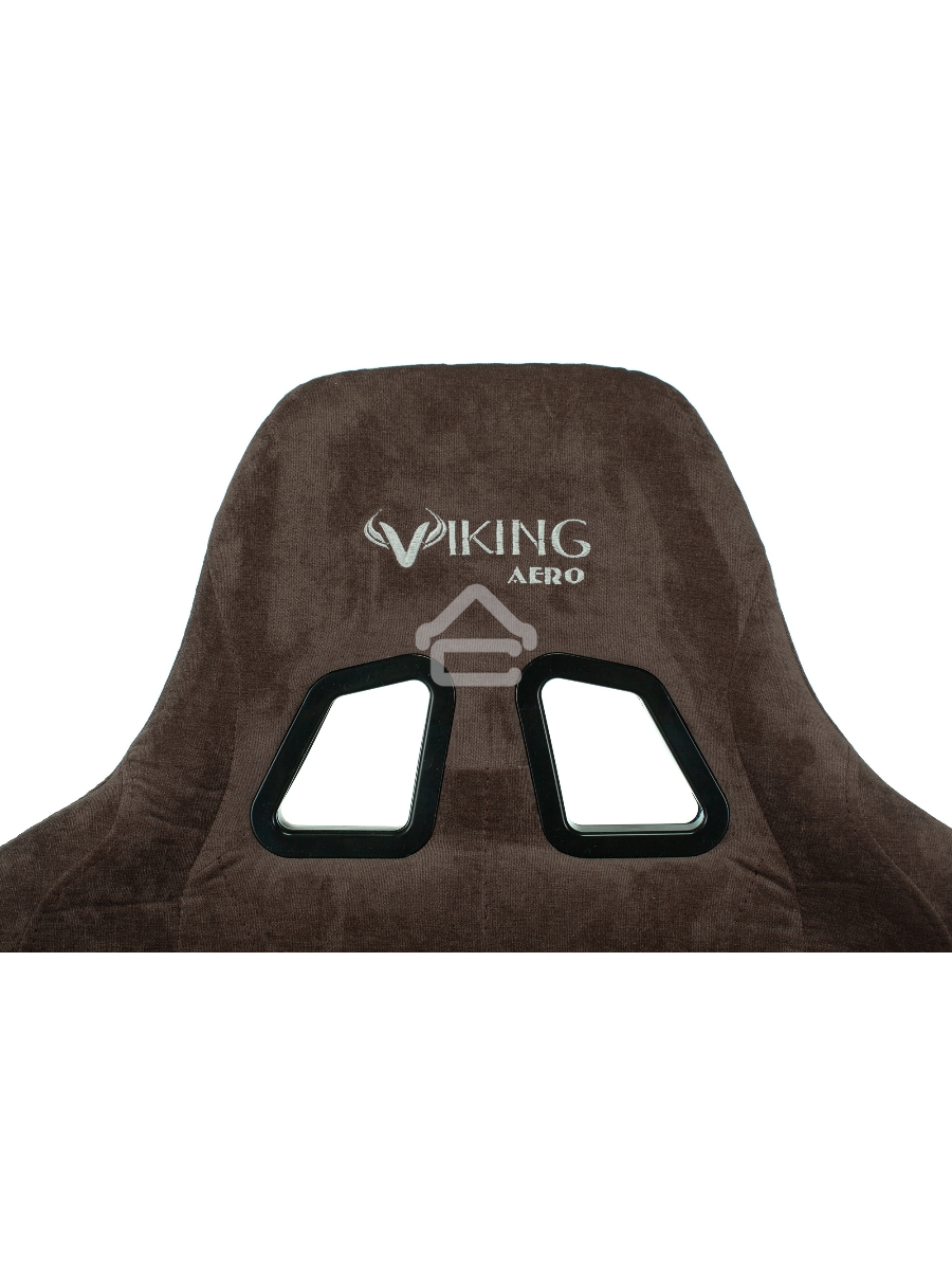 Кресло игровое Бюрократ VIKING KNIGHT LT10 FABRIC коричневый крестовина металл/пластик