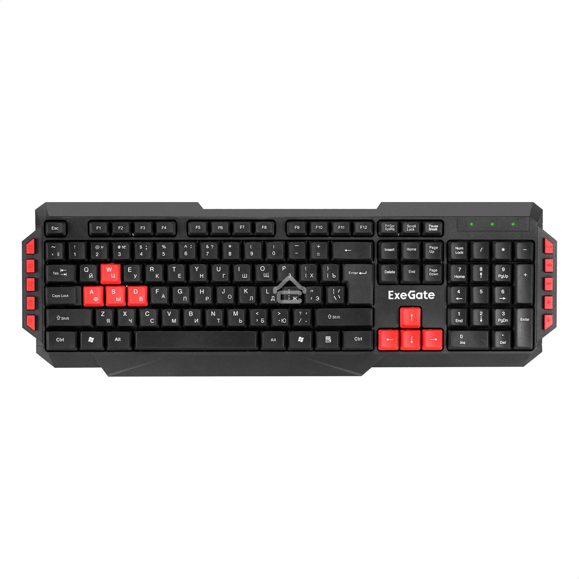 Клавиатура проводная ExeGate Multimedia Professional Standard LY-505M проводная, USB, черный