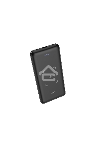 Внешний аккумулятор Powerbank HOCO J50 Surf, с беспроводной зарядкой, 2A, 10000 mAh, черный