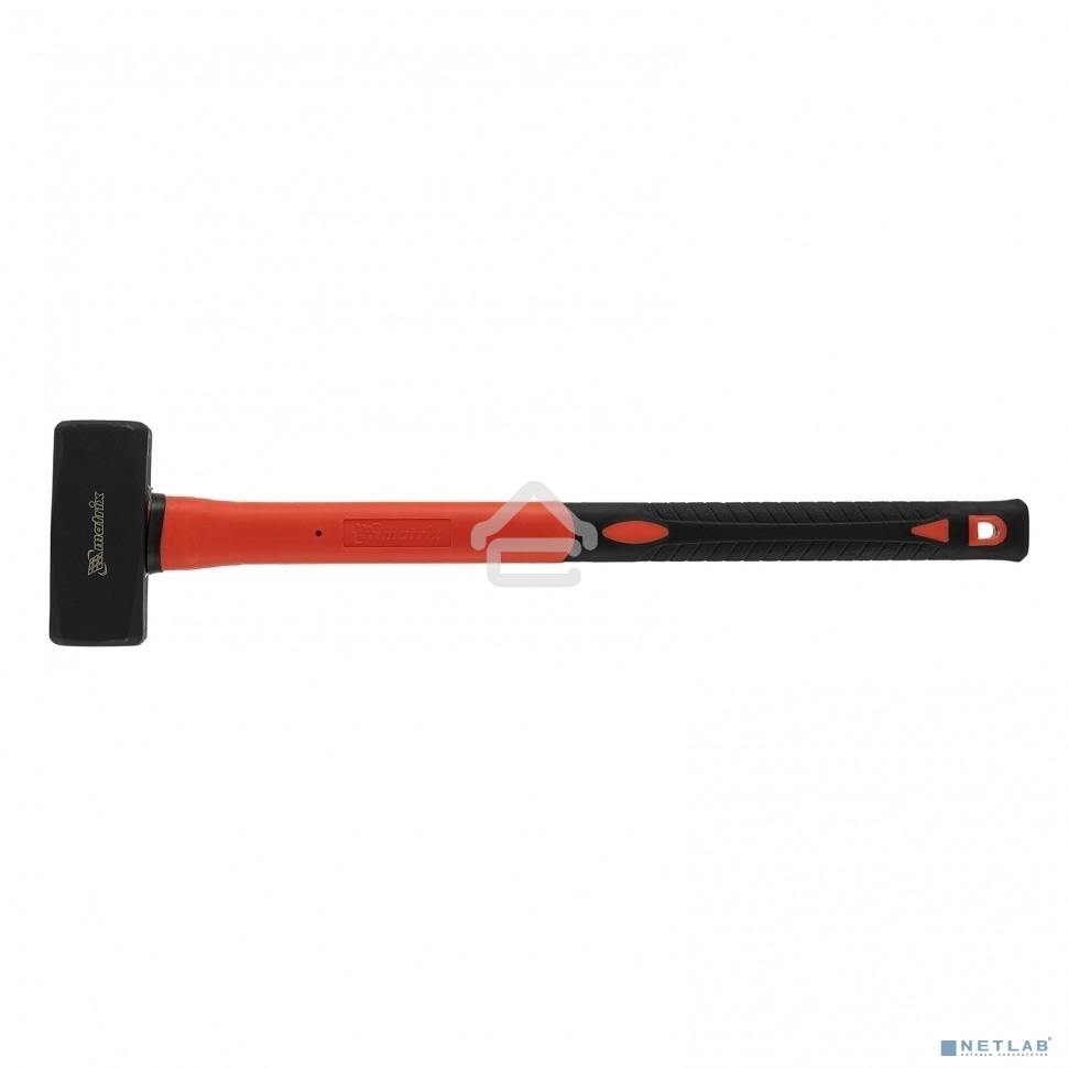 Кувалда Matrix 3 кг, фибергласовая обрезиненная рукоятка 600 мм