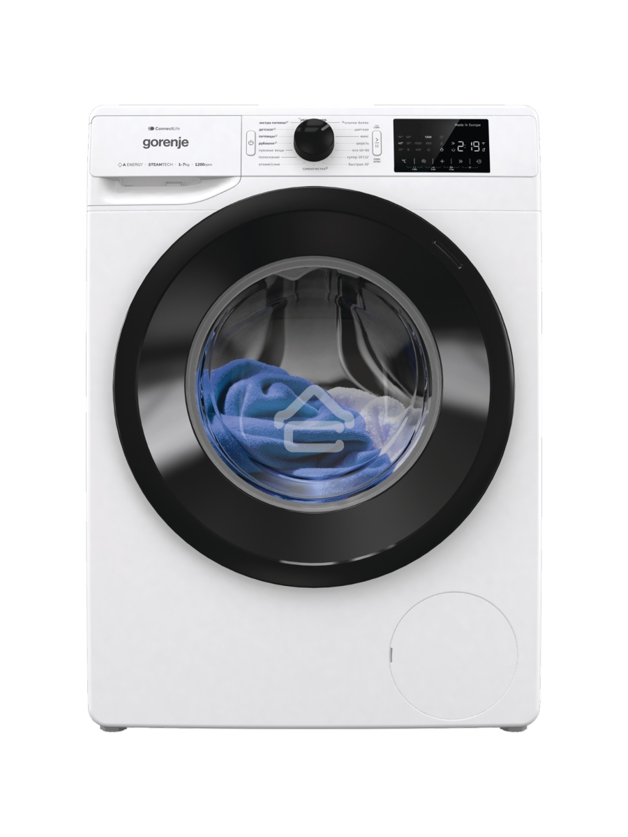 Стиральная машина Gorenje WPNEI72SA1SWIFI/C белый загр. фронтальная макс.: 7 кг 1200об/мин класс: А+++