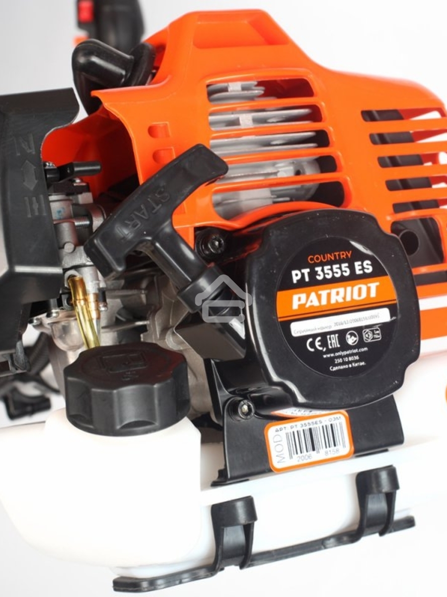 Триммер бензиновый Patriot 3555ES Country 1.8л.с. неразбор.штан. реж.эл.:леска/нож