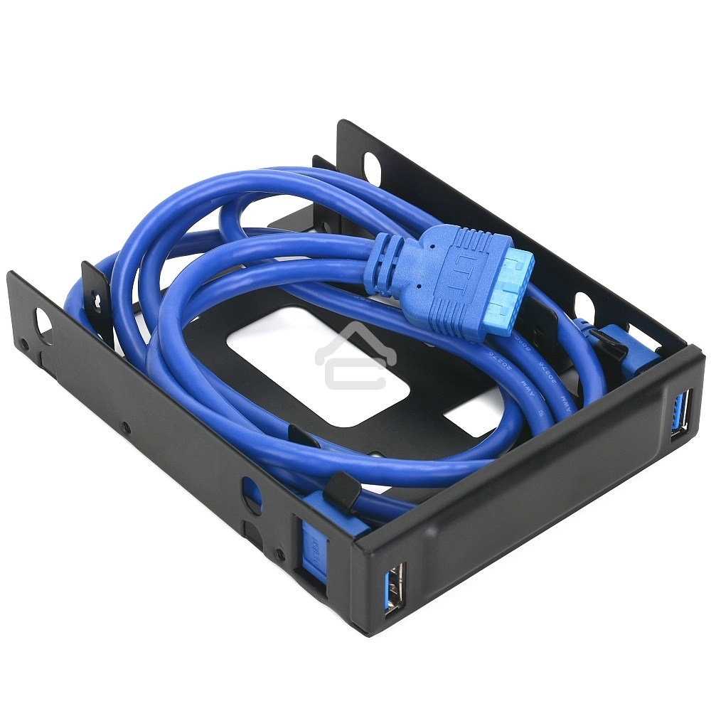 Панель с двумя портами USB 3.0 в слот 3.5 компьютерного корпуса и слот 2x2.5 CMU3-B3