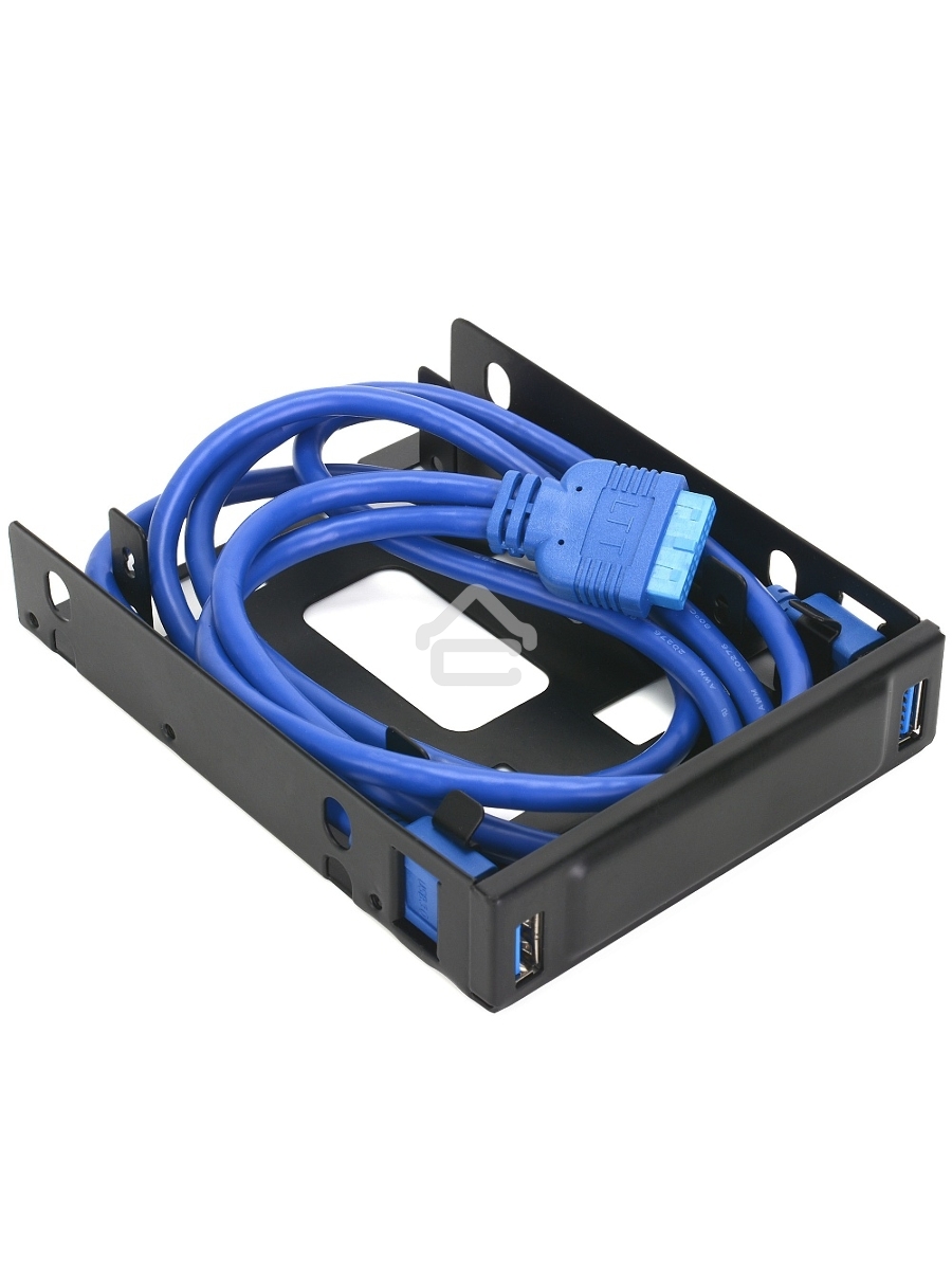 Панель с двумя портами USB 3.0 в слот 3.5 компьютерного корпуса и слот 2*2.5 CMU3-B3