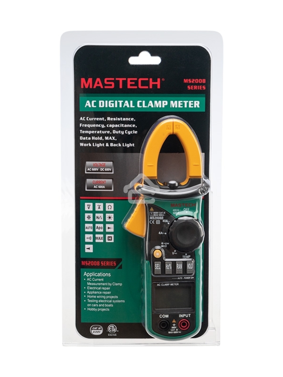 Токовые клещи MS2008B MASTECH