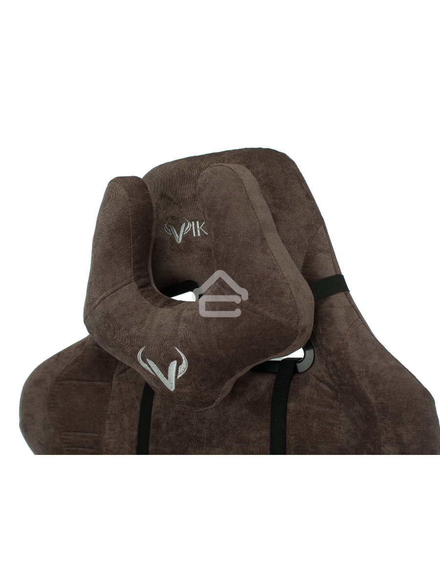 Кресло игровое Бюрократ VIKING KNIGHT LT10 FABRIC коричневый крестовина металл/пластик