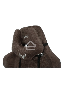 Кресло игровое Бюрократ VIKING KNIGHT LT10 FABRIC коричневый крестовина металл/пластик