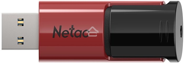 Флешка USB Netac U182 (NT03U182N-032G-30RE), 32Gb, USB 3.0, R/W 70/30, черный/красный