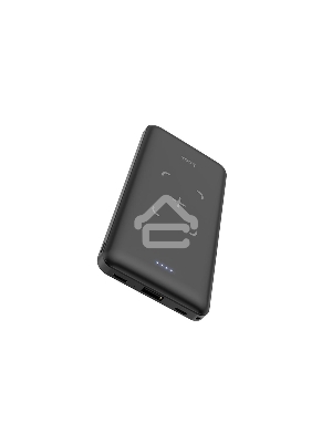 Внешний аккумулятор Powerbank HOCO J50 Surf, с беспроводной зарядкой, 2A, 10000 mAh, черный