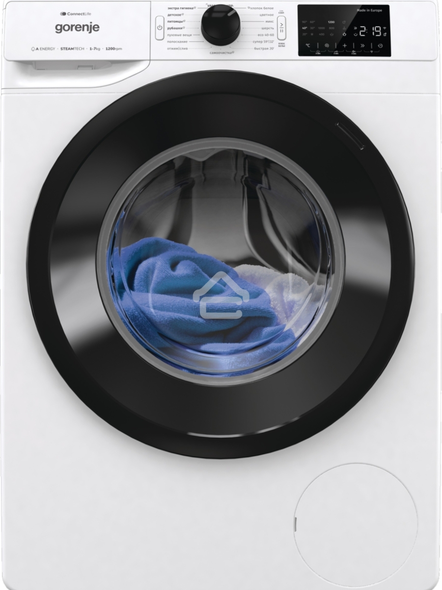 Стиральная машина Gorenje WPNEI72SA1SWIFI/C белый загр. фронтальная макс.: 7 кг 1200об/мин класс: А+++