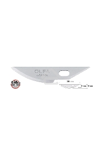 Лезвия OLFA OL-KB4-R/5 закругленные для ножа AK-4, 6(8)х38х0,45мм, 5шт