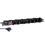 Блок розеток горизонтальный ExeGate ServerPro PDU-19H805 Al-8S-EU3-SW, 19