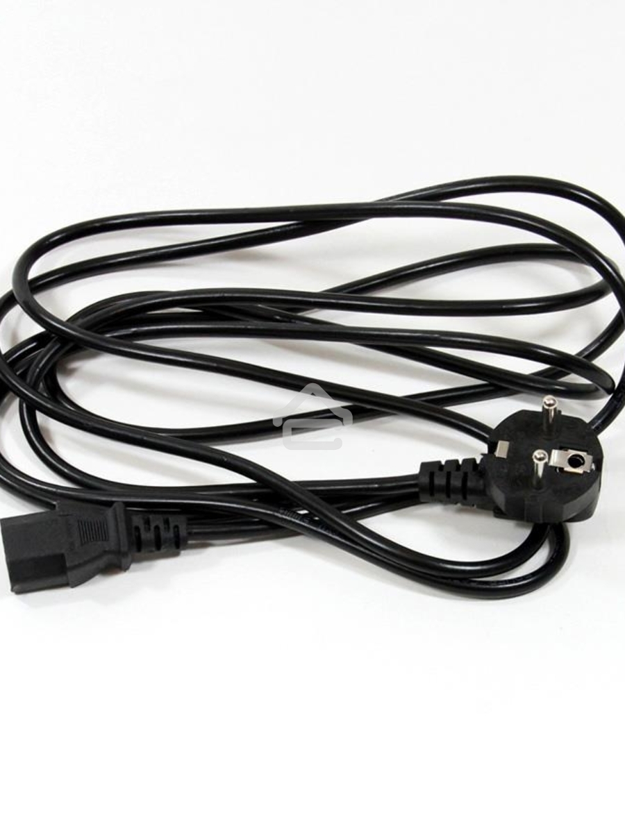 Кабель компьютер-розетка Aopen (ACE021-3M) 3 метра 220V (EURO) <VDE> 3G*0,5mm2