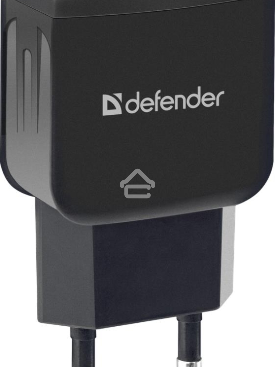 Сетевой адаптер Defender 2xUSB, 5V/2.1А, черный, пакет (EPA-13)