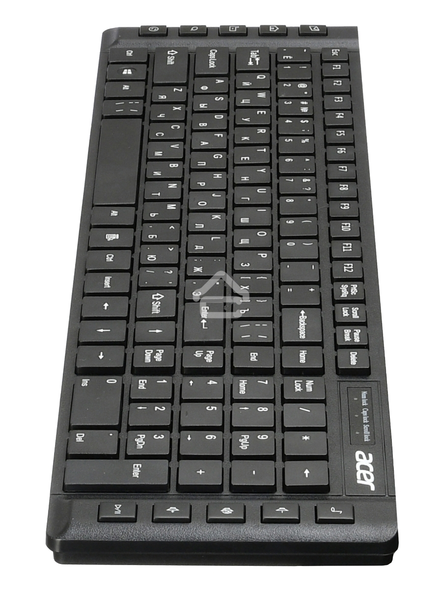 Клавиатура Acer OKW010 [ZL.KBDEE.002] проводная, USB, черный