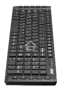 Клавиатура Acer OKW010 [ZL.KBDEE.002] проводная, USB, черный