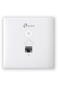 Точка доступа TP-Link Omada AC1200 wireless MU-MIMO Gigabit wall-plate Access Point, 1 Gigabit downlink port, 1 gigabit uplink port, 802.3af/at PoE in, wall plate mounting, support standalone mode and controlled by Omada SDN controller (Software/hardware/