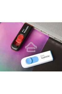 Флеш диск ADATA Flash Drive 32Gb С008 AC008-32G-RKD {USB2.0, Black-Red}