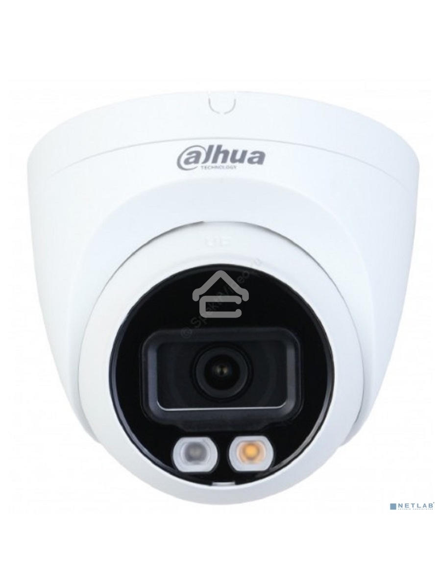 Видеокамера уличная купольная Dahua DH-IPC-HDW2249TP-S-IL-0280B 2Мп 1/2.7” CMOS объектив 2.8мм