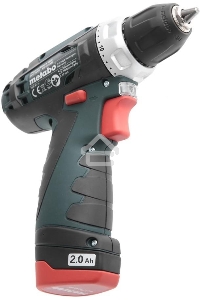 Дрель-шуруповерт Metabo PowerMaxx BS 600080500, Аккумуляторный, 12В, 2 АКБ