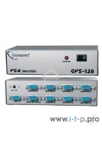 Разветвитель GVS128  Разветвитель сигнала VGA на 8 мониторов (Gembird/Cablexpert) 