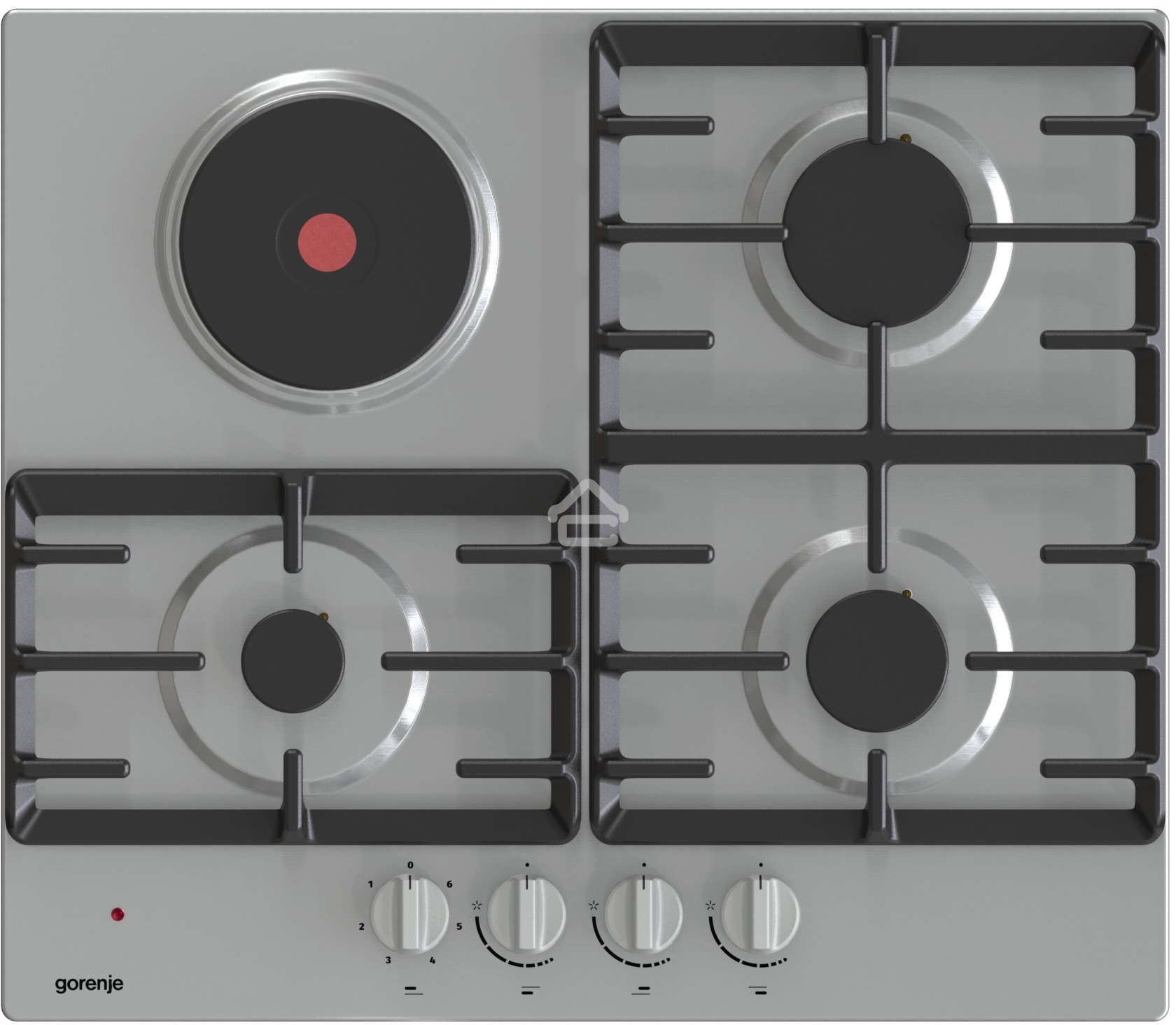 Газовая варочная поверхность Gorenje GE681X нержавеющая сталь