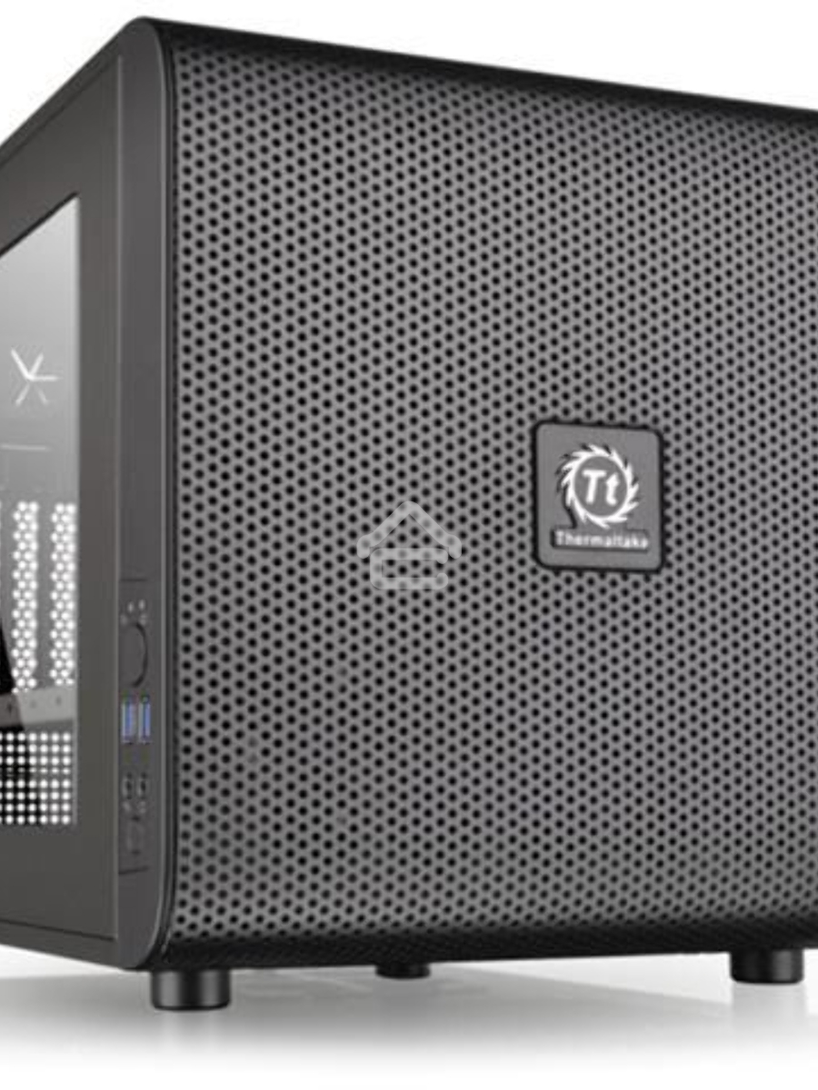 Компьютерный корпус Thermaltake Case Tt Core V21 CA-1D5-00S1WN-00 mATX/ win/ black/ USB3.0/ no PSU