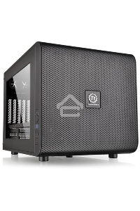 Компьютерный корпус Thermaltake Case Tt Core V21 CA-1D5-00S1WN-00  mATX/ win/ black/ USB3.0/ no PSU