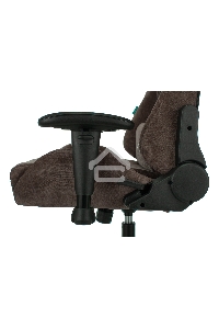 Кресло игровое Бюрократ VIKING KNIGHT LT10 FABRIC коричневый крестовина металл/пластик