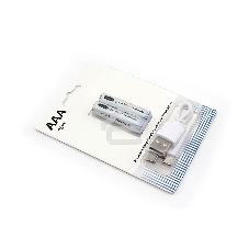 Аккумуляторная батарейка LR03 (АAА) с зарядкой Type-C 2 шт.