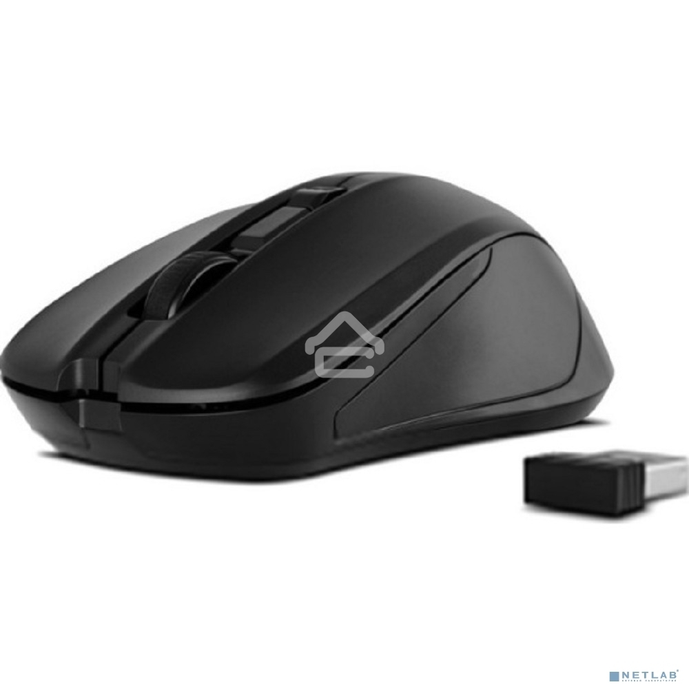 Мышь беспроводная SVEN RX-270W черный, 1600 dpi, радиоканал, USB, кнопки - 4