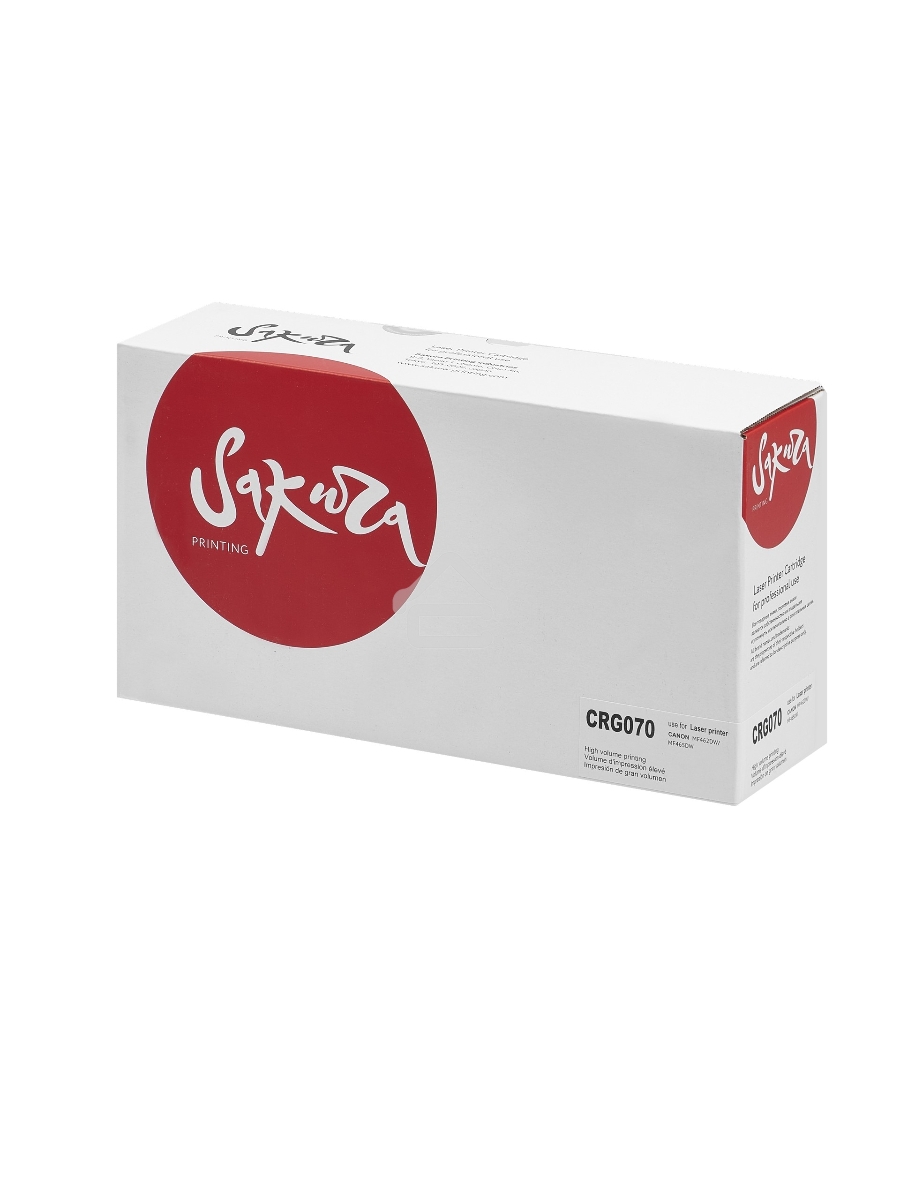 Картридж Sakura SACRG070-ECO для Canon i-SENSYS LBP243dw, LBP246dw, MF461dw, MF463dw, MF465dw, черный, 3000 к. (чип без счетчика копий)