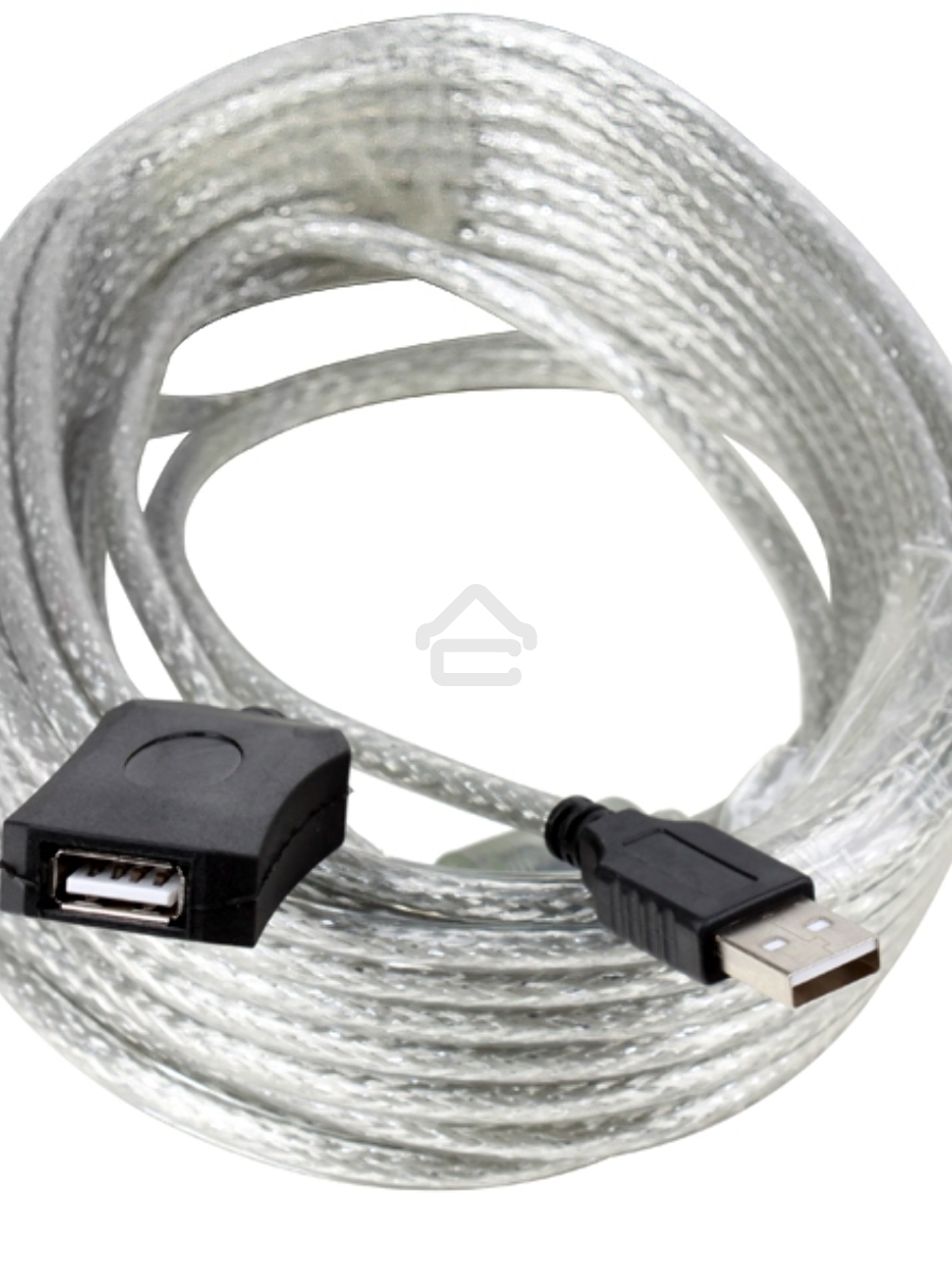 Кабель AM/AF USB2.0 10м Aopen удлинитель активный(с усилителем) USB2.0-repeater, ACU823-10M