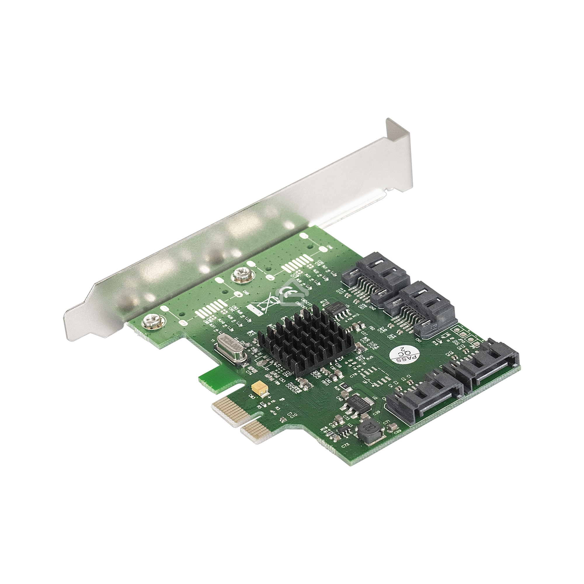 Контроллер ExeGate EXE-503 PCI-E 2.0, SATA3 6Gb/s, 4 int (OEM)