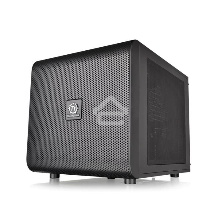Компьютерный корпус Thermaltake Case Tt Core V21 CA-1D5-00S1WN-00 mATX/ win/ black/ USB3.0/ no PSU