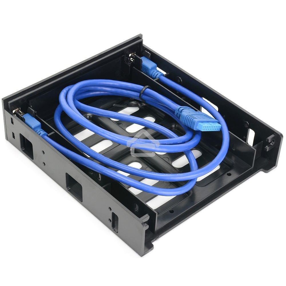 Панель с двумя портами USB 3.0 в слот 5.25 компьютерного корпуса и слот 1x3.5/2x2.5 CMU3-B5