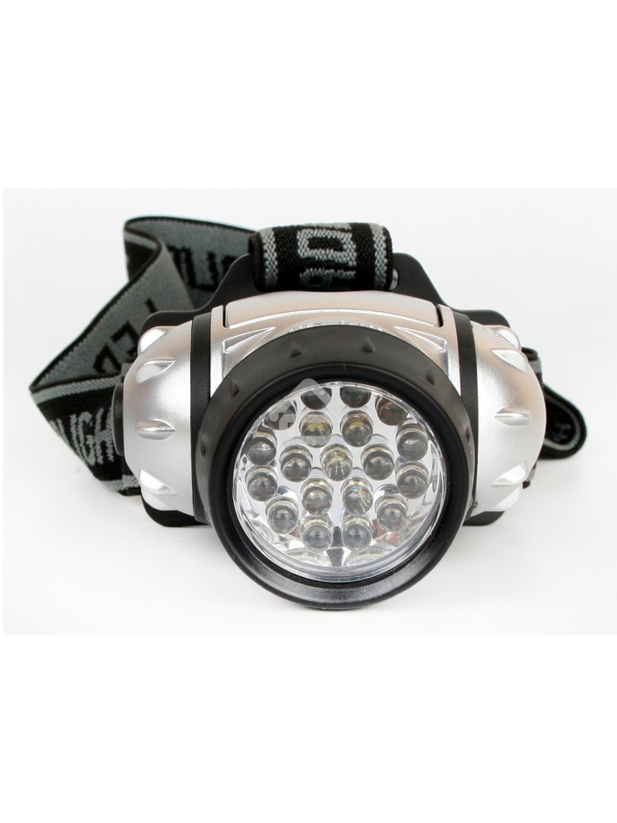 Фонарь ULTRAFLASH LED5353налобн металлик 19led 4 реж 3xr03 пласт коробка