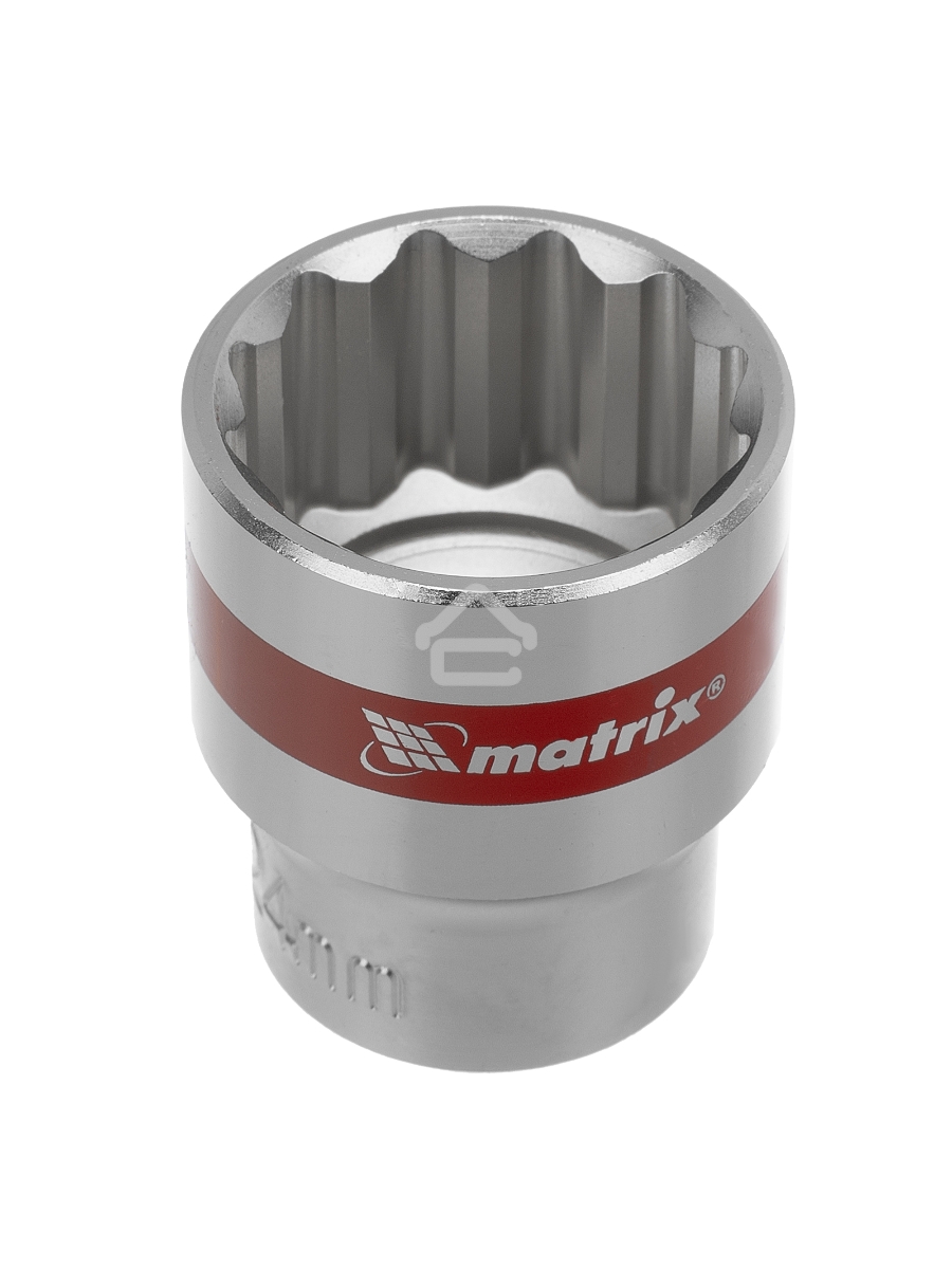 Набор головок MATRIX 13596набор торцевых головок 1/2'' 12-ти гр. crv 10шт. 10-24мм