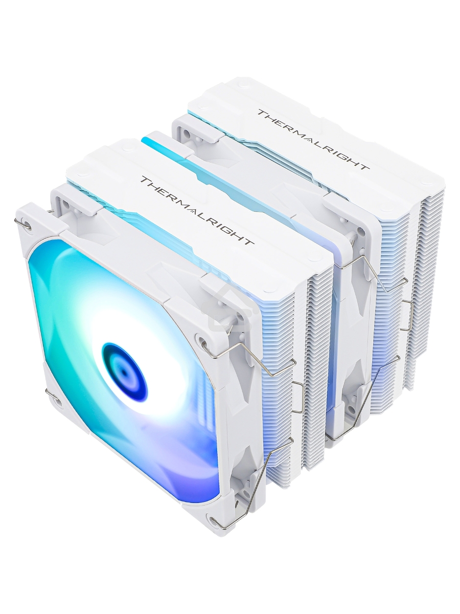 Устройство охлаждения(кулер) Thermalright Peerless Assassin 120 White ARGB Soc-AM5/AM4/1151/1200/2066/2011/1700 белый 4-pin 25.6dB Al+Cu 750gr Ret (PA120-WH-ARGB)