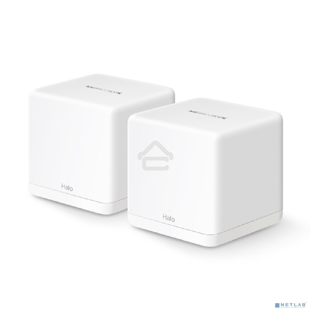 Бесшовный Mesh роутер Mercusys Halo H60X(2-pack) AX1500 10/100/1000BASE-TX белый (упак.:2шт)