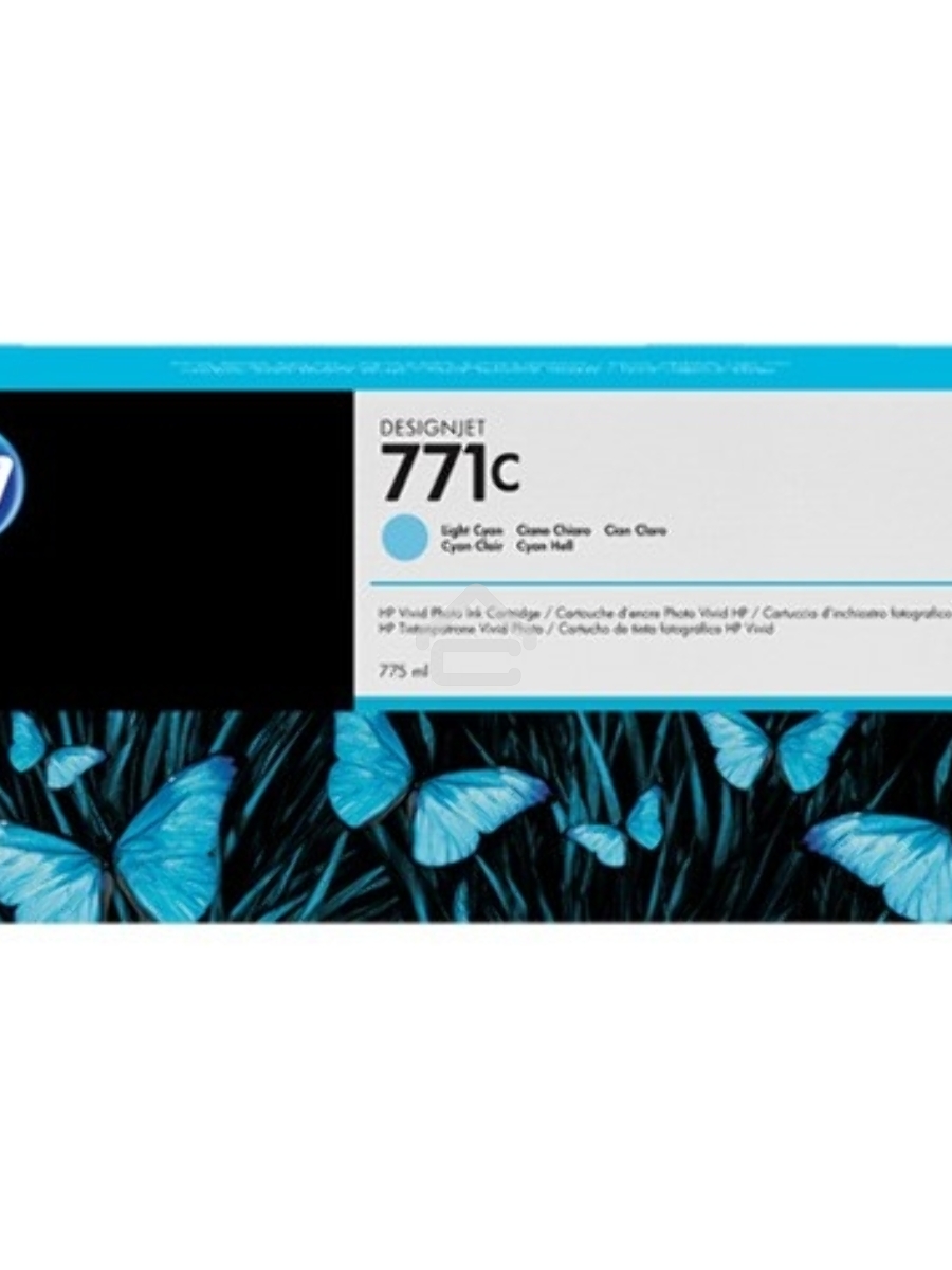 Картридж струйный HP №771C B6Y12A светло-голубой для HP DJ Z6200 (775мл)