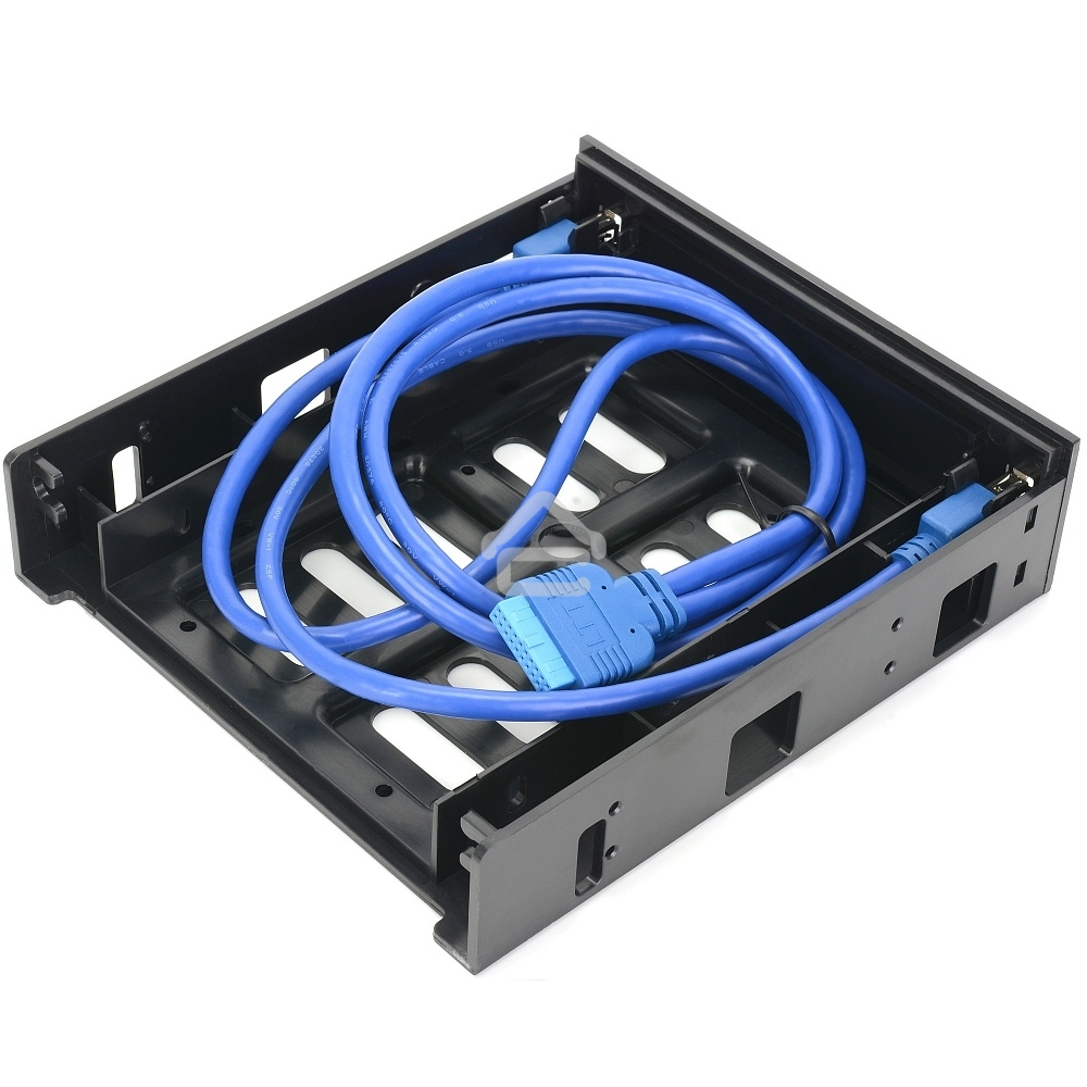 Панель с двумя портами USB 3.0 в слот 5.25 компьютерного корпуса и слот 1x3.5/2x2.5 CMU3-B5
