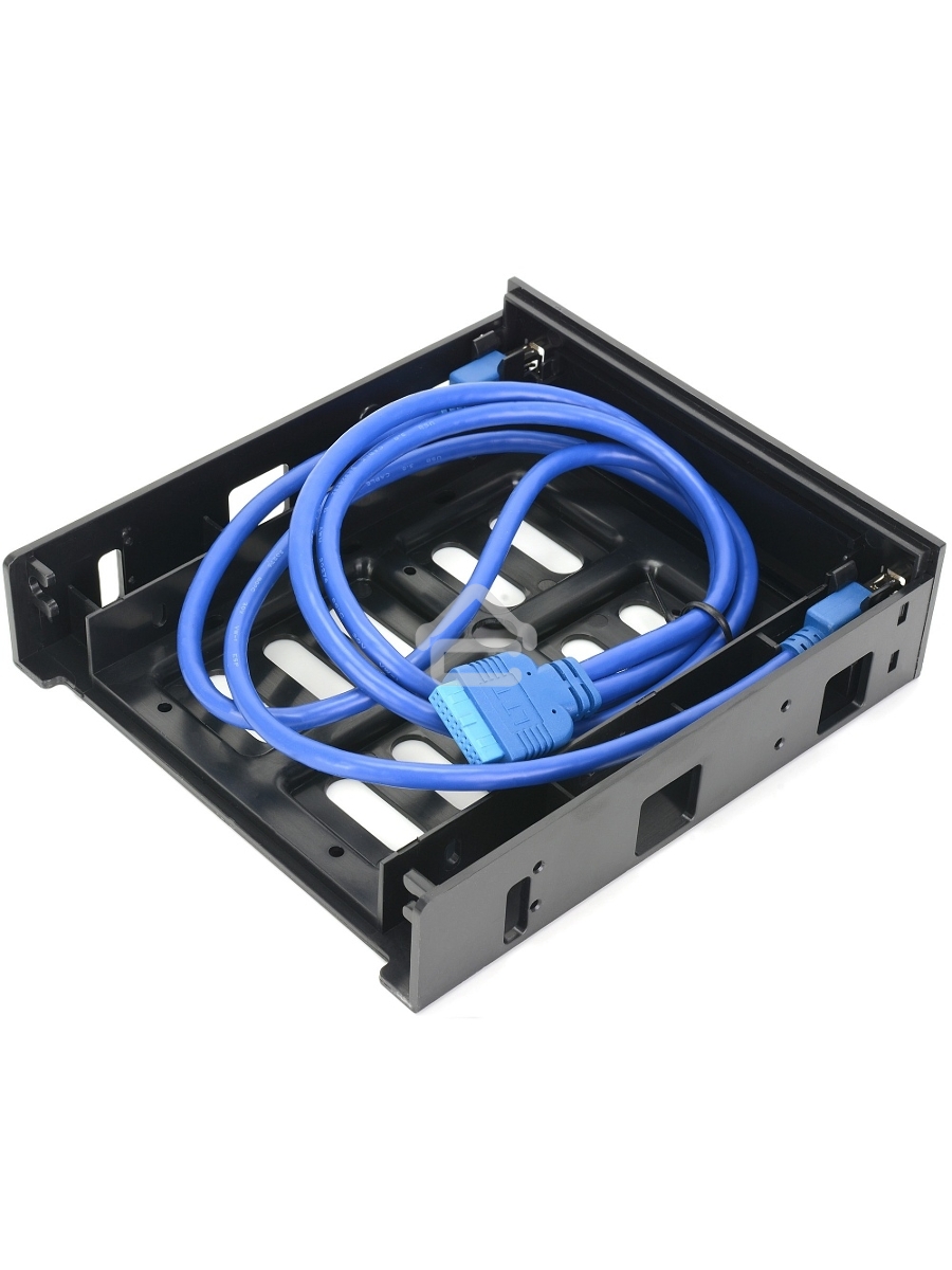 Панель с двумя портами USB 3.0 в слот 5.25 компьютерного корпуса и слот 1*3.5/2*2.5 CMU3-B5