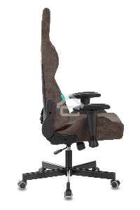 Кресло игровое Бюрократ VIKING KNIGHT LT10 FABRIC коричневый крестовина металл/пластик