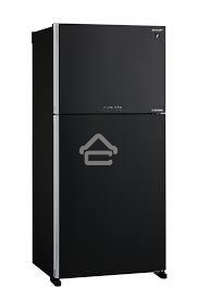 Холодильник Sharp SJ-XG60PMBK черный двухкамерный 422/178 л морозилка сверху, No Frost