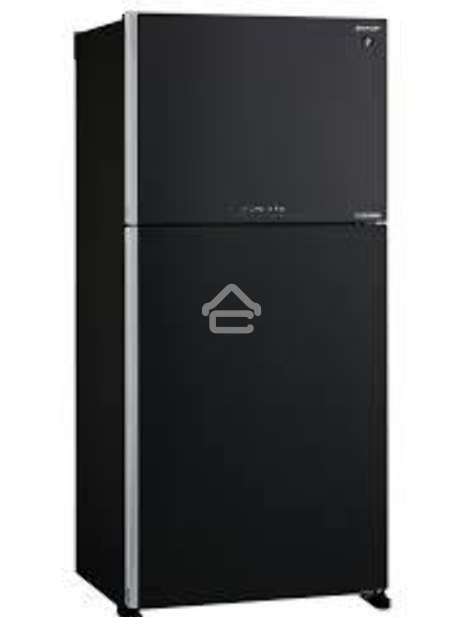Холодильник Sharp SJ-XG60PMBK черный двухкамерный 422/178 л морозилка сверху, No Frost