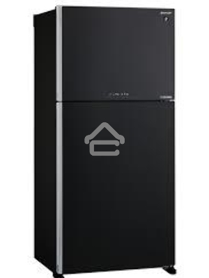 Холодильник Sharp SJ-XG60PMBK черный двухкамерный 422/178 л морозилка сверху, No Frost