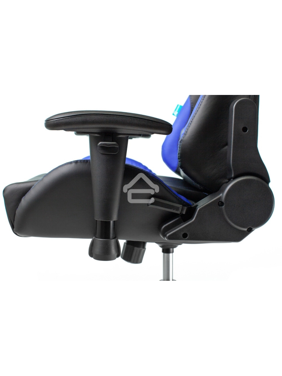 Кресло игровое Бюрократ VIKING 5 AERO BLUE черный/синий искусственная кожа