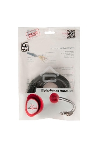 Кабель DisplayPort-HDMI Gembird/Cablexpert  3м, 20M/19M, черный, экран, пакет(CC-DP-HDMI-3M)